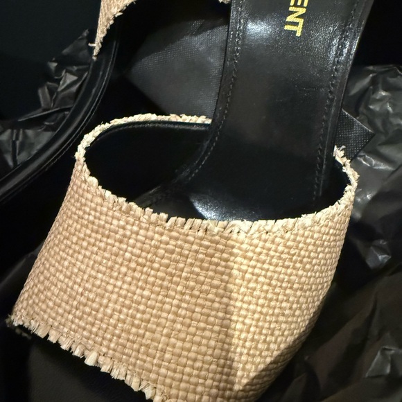 Saint Laurent Black and Cream Heels size 37 - Picture 5 of 5